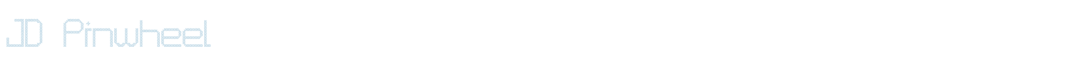 sample JD Pinwheel font