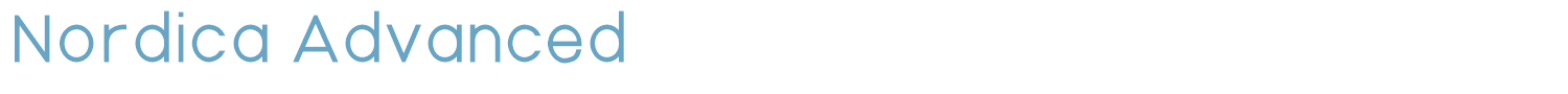 sample Nordica Advanced font