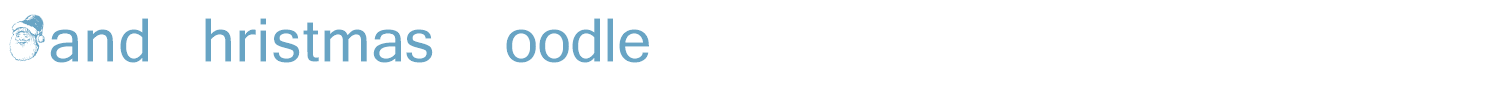sample Hand Christmas Doodle font