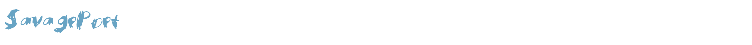 sample SavagePoet font