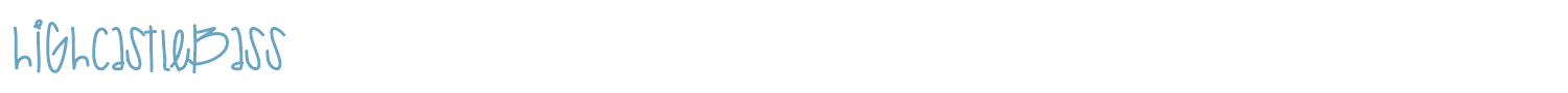 sample HighCastleBass font