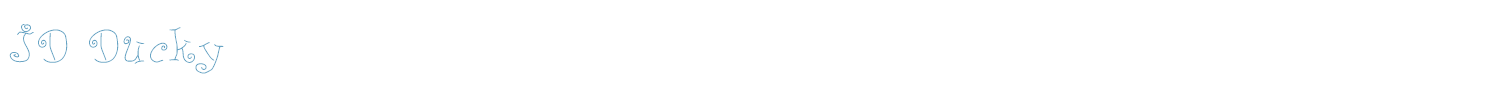 sample JD Ducky font