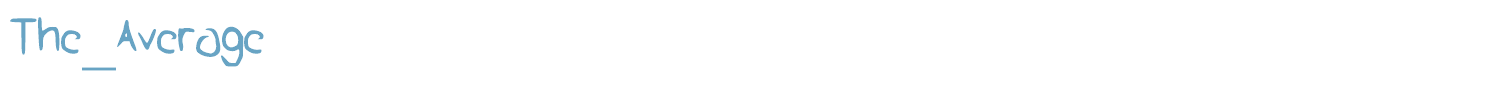 sample The_Average font