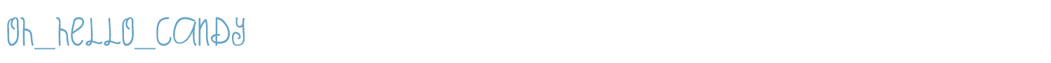 sample Oh_Hello_Candy font