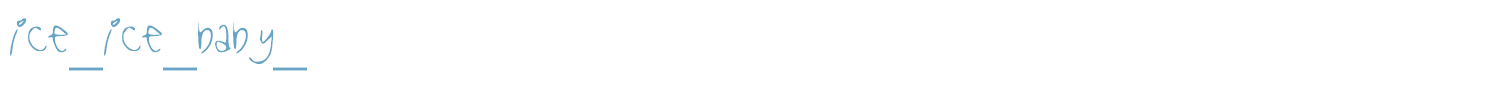 sample ice_ice_baby_ font