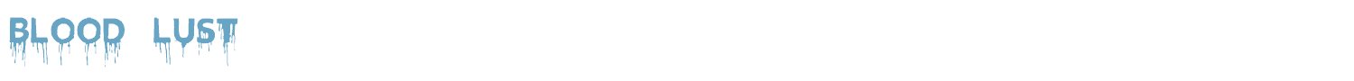 sample Blood Lust font
