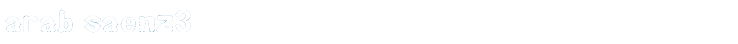 sample arab saenz3 font