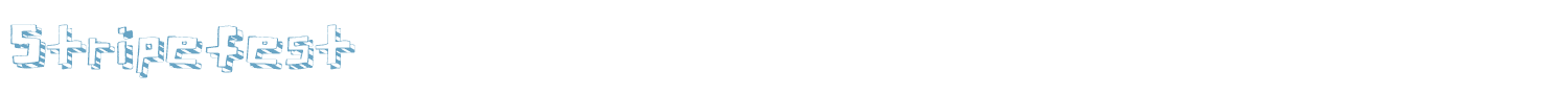 sample Stripefest font