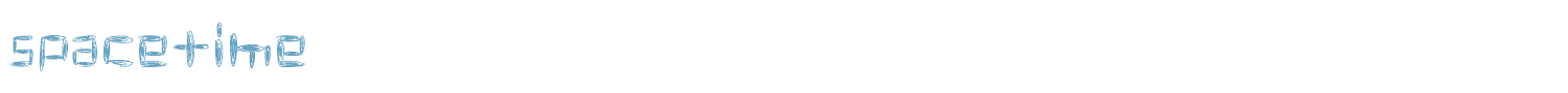 sample spacetime font