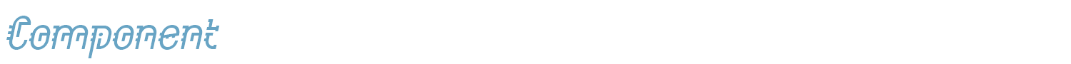 sample Component font