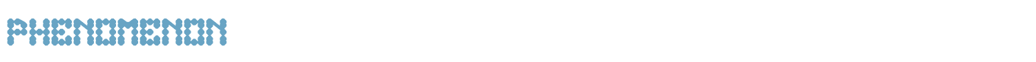 sample PHENOMENON font