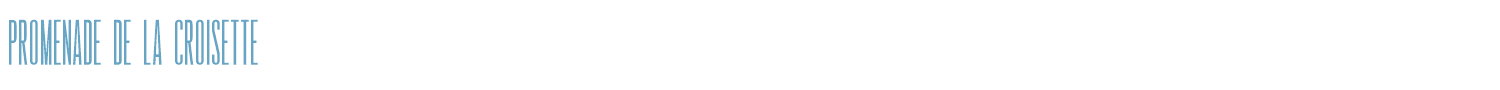 sample Promenade de la Croisette font