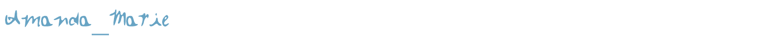 sample Amanda_Marie font