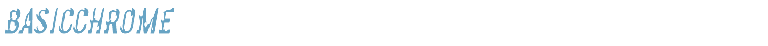 sample BasicChrome font