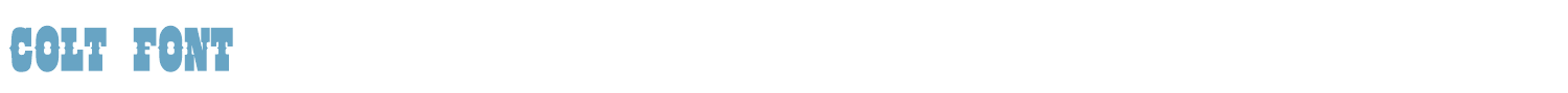 sample COLT FONT font
