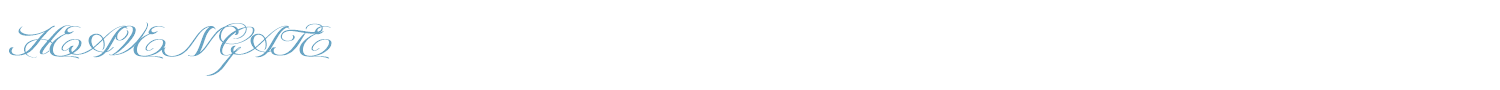 sample HEAVEN GATE font