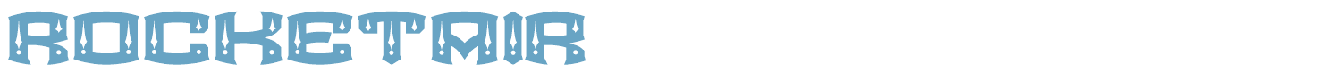 sample ROCKETAIR font