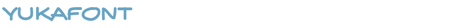 sample YUKAFONT font