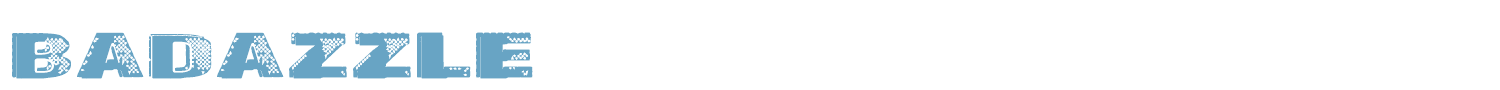 sample Badazzle font