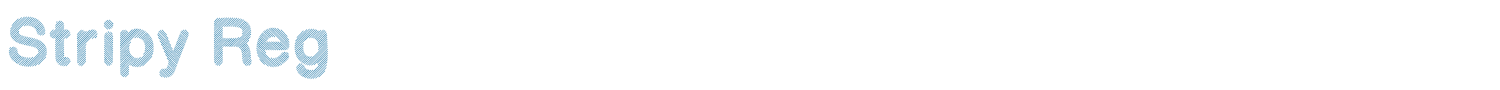 sample Stripy Reg font