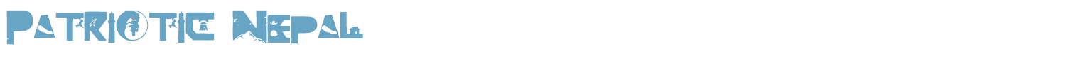 sample Patriotic Nepal font