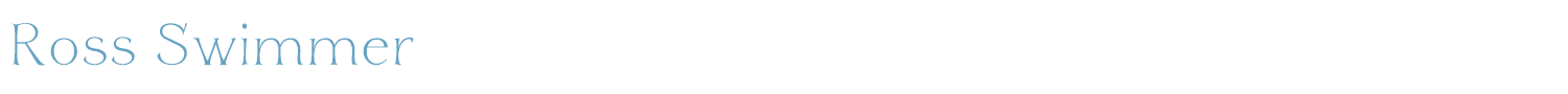 sample Ross Swimmer font