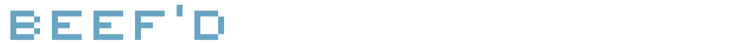 sample Beef'd font