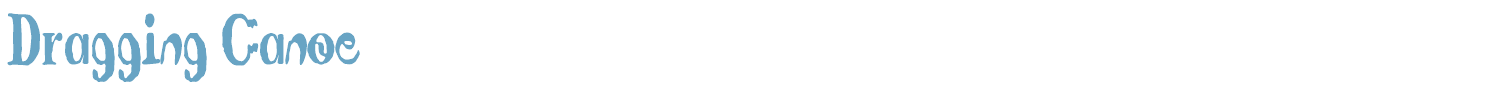 sample Dragging Canoe font