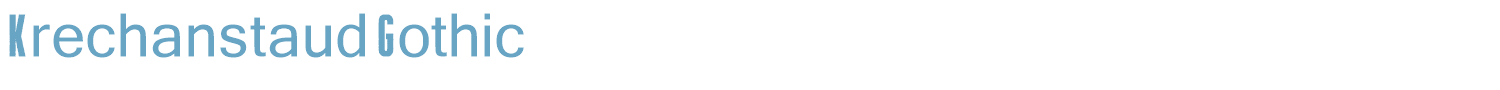 sample Krechanstaud Gothic font