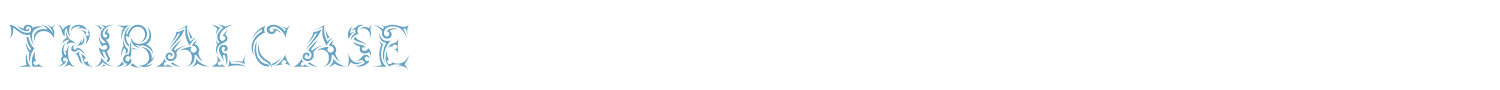 sample Tribalcase font
