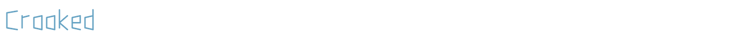 sample Crooked font