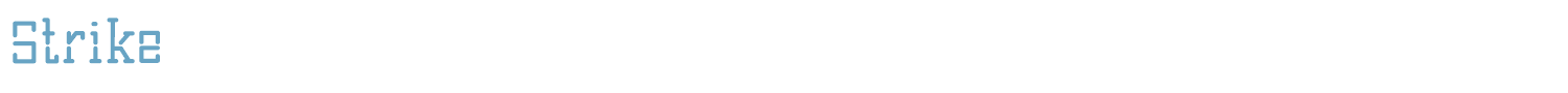 sample Strike font