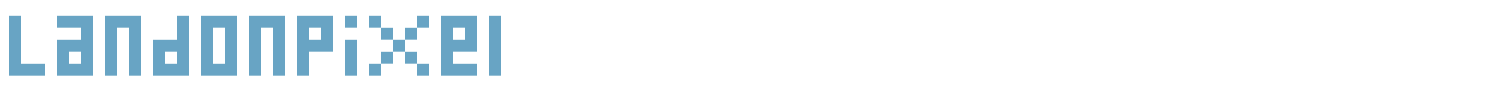 sample LandonPixel font