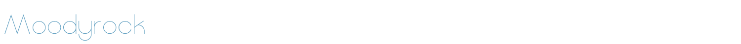 sample Moodyrock font