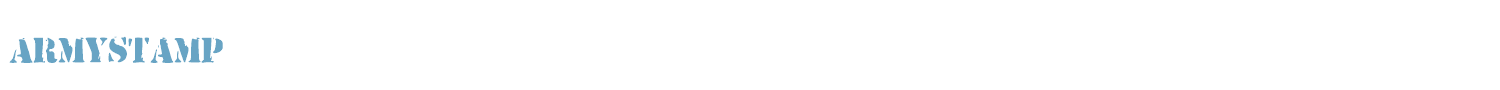 sample ArmyStamp font