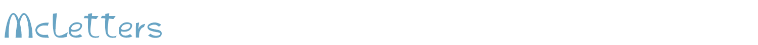 sample McLetters font