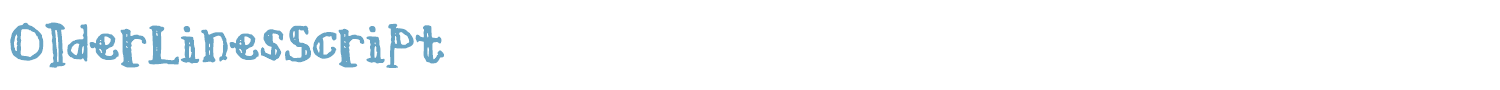 sample OlderLinesScript font