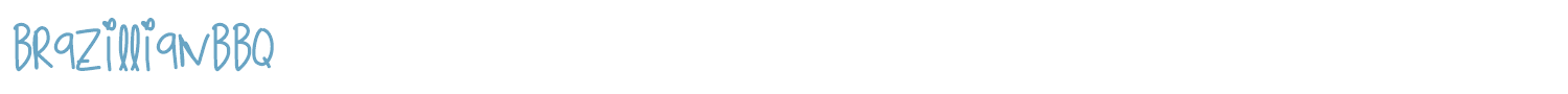 sample BrazillianBbq font