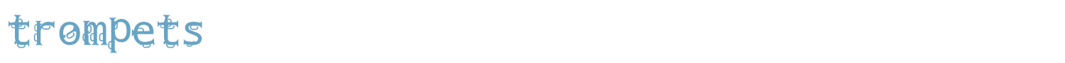 sample trompets font