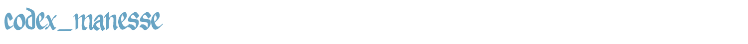 sample codex_manesse font