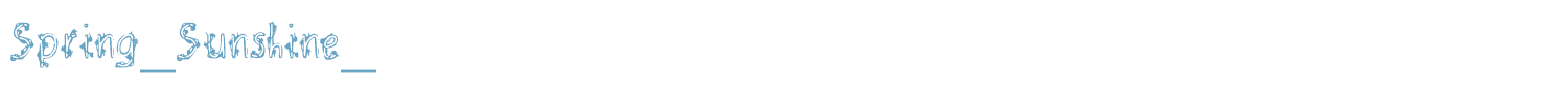 sample Spring_Sunshine_ font