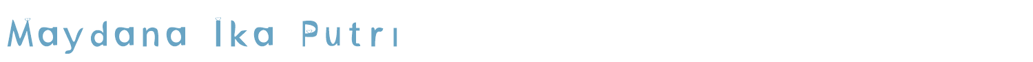 sample Maydana Ika Putri font