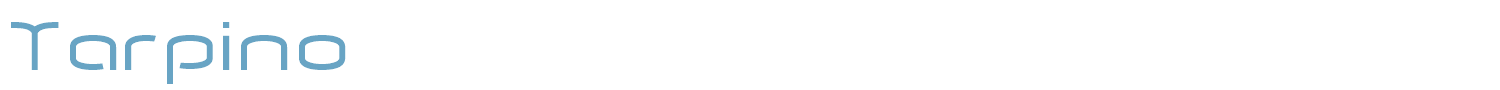 sample Tarpino font