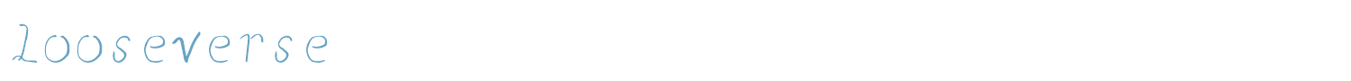 sample Looseverse font