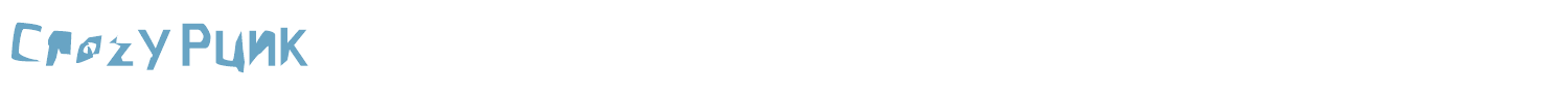 sample Crazy Punk font