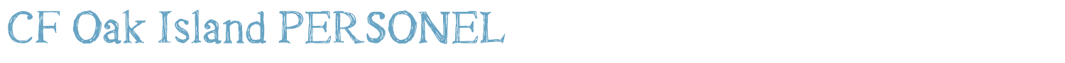 sample CF Oak Island PERSONEL font