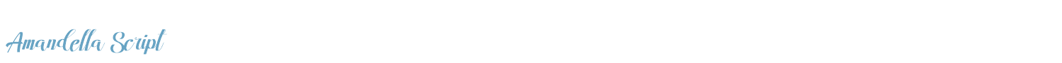 sample Amandella Script font