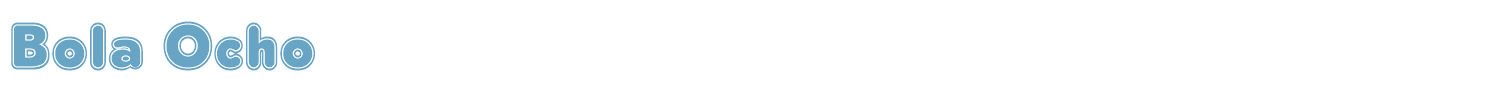 sample Bola Ocho font