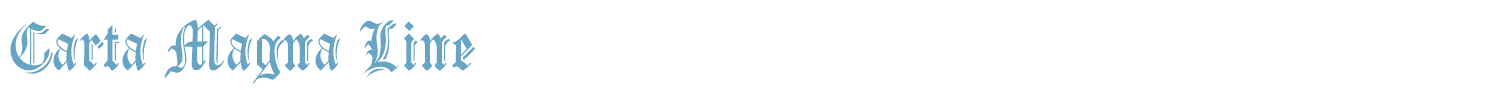 sample Carta Magna Line font