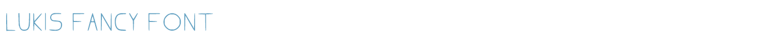 sample Lukis Fancy Font font